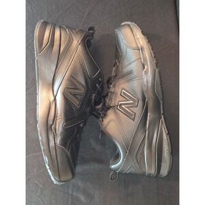 New Balance 608 Black Leather Cross Training Walking Shoes Men's Size 13 2E WIDE